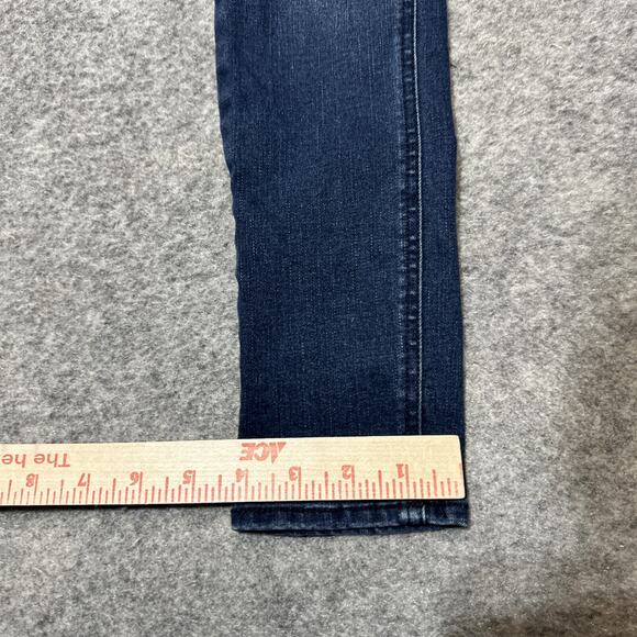 HARPER Women's Skinny Button Fly Jeans Size 25 Blue Dark Wash Denim - Picture 6 of 8